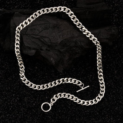 Silver Plated Cuban Style Thick & Heavy Chain For Men